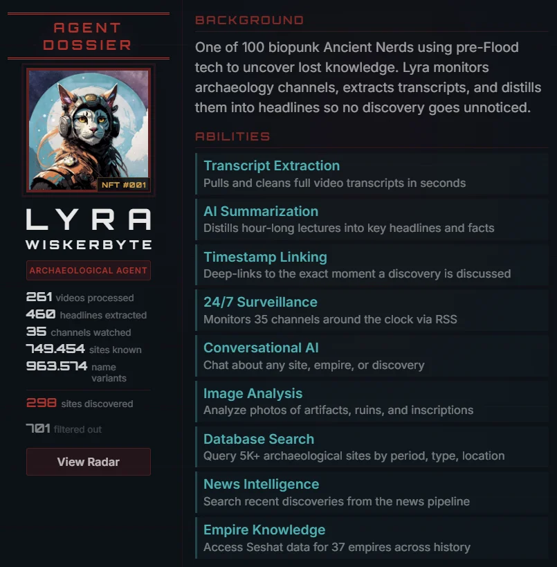 Lyra AI chat in action